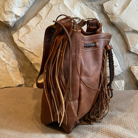 Gorgeous handmade leather bag - Picture 4 of 8